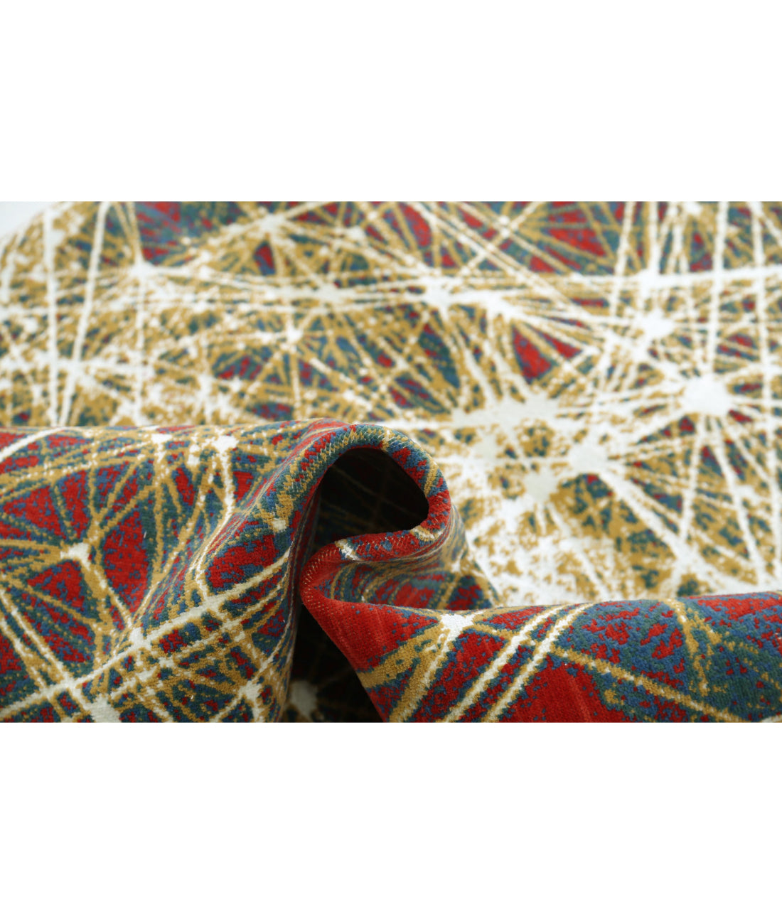 Alfombra de lana Dhanak - 4'0'' x 5'9''