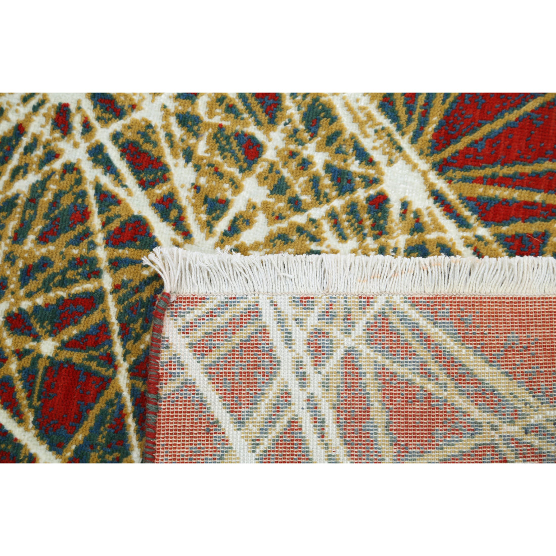 Alfombra de lana Dhanak - 4'0'' x 5'9''