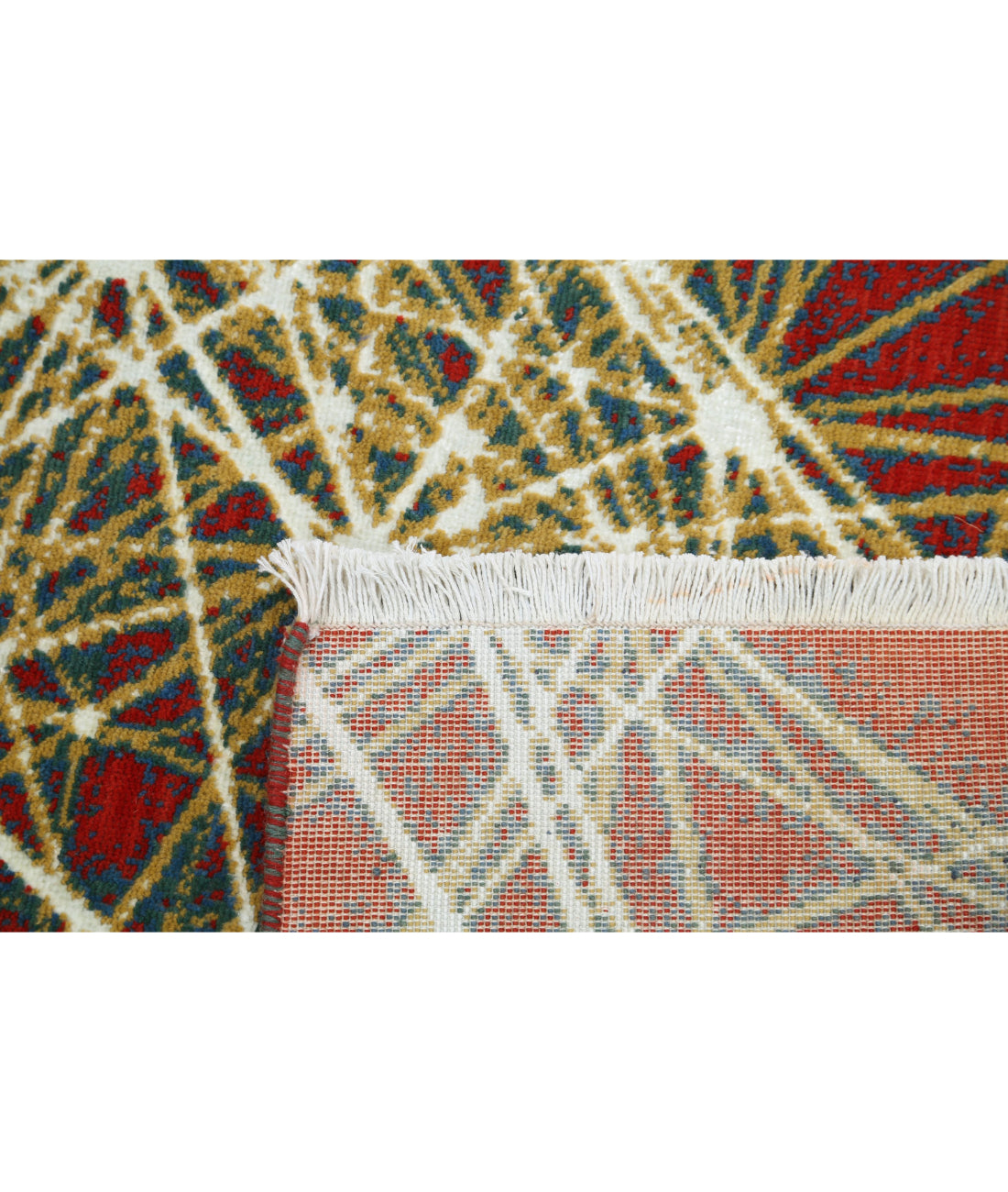 Alfombra de lana Dhanak - 4'0'' x 5'9''