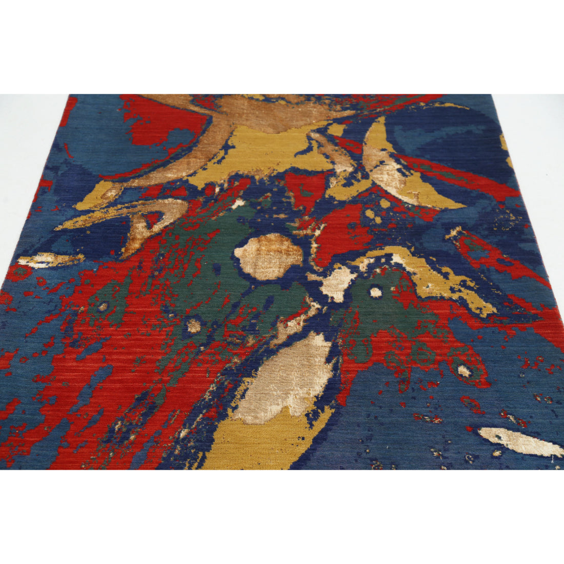 Alfombra de lana Dhanak - 4'0'' x 5'10''