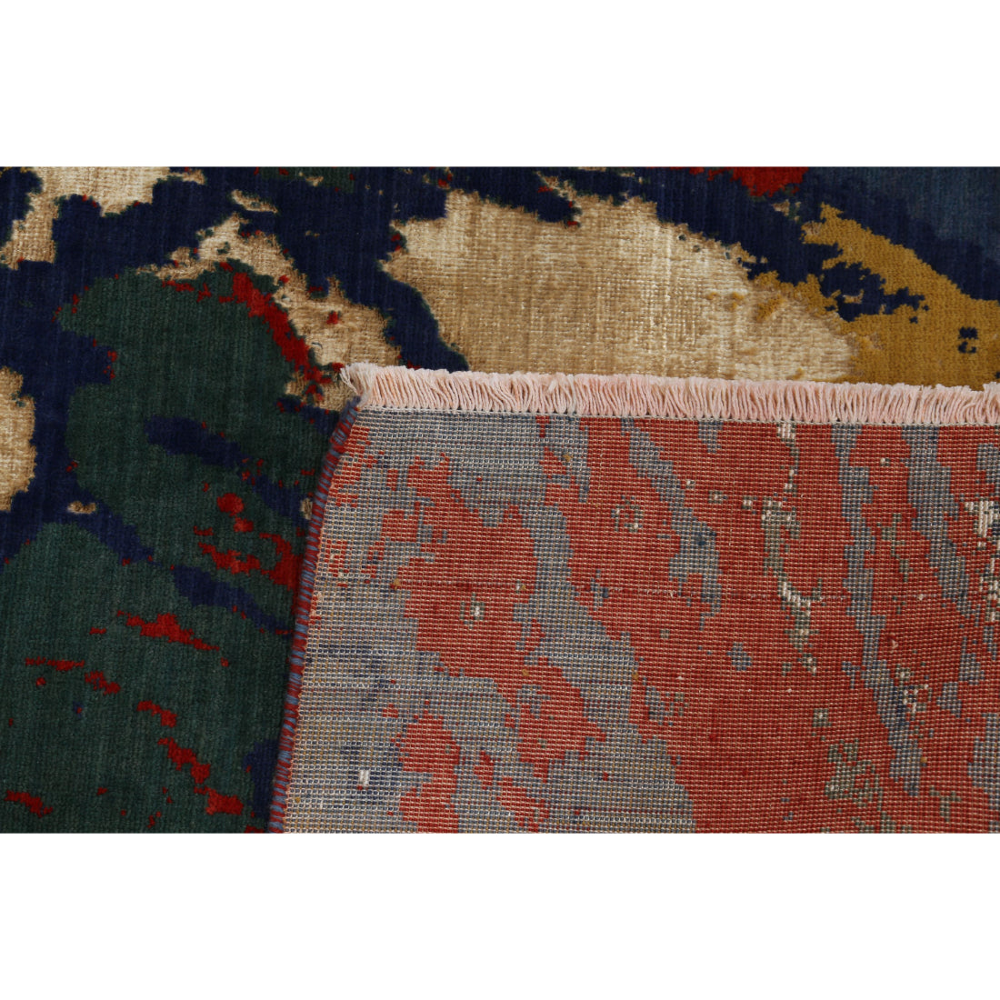 Alfombra de lana Dhanak - 4'0'' x 5'10''