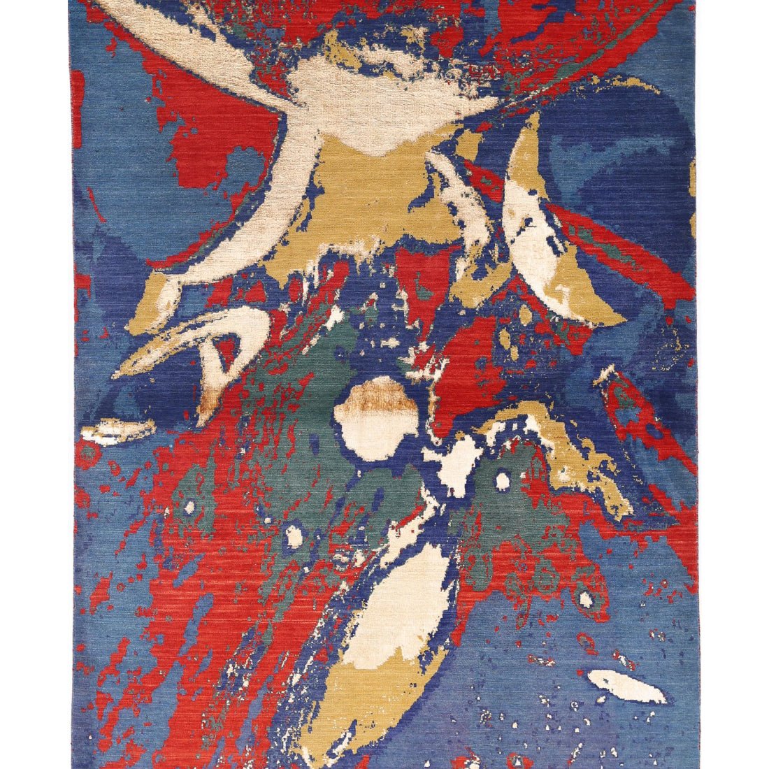 Alfombra de lana Dhanak - 4'0'' x 5'10''