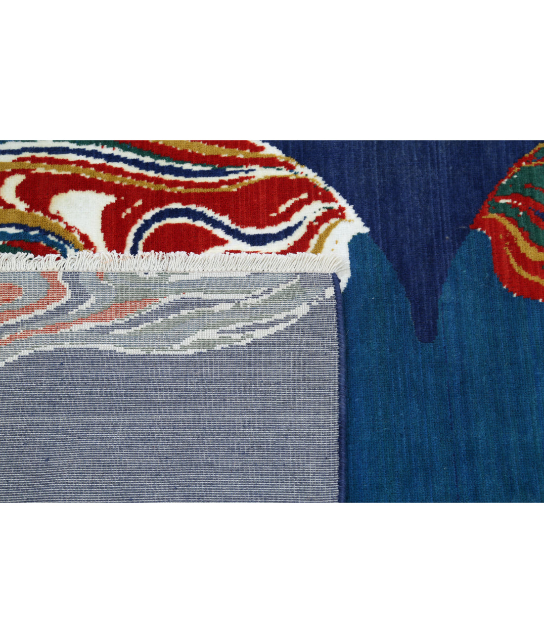 Dhanak Wool & Bamboo Silk Rug - 4'0'' x 5'10''