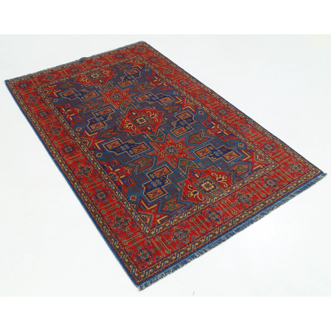 Gulshan Wool & Bamboo Silk Rug - 3'10'' x 6'0''