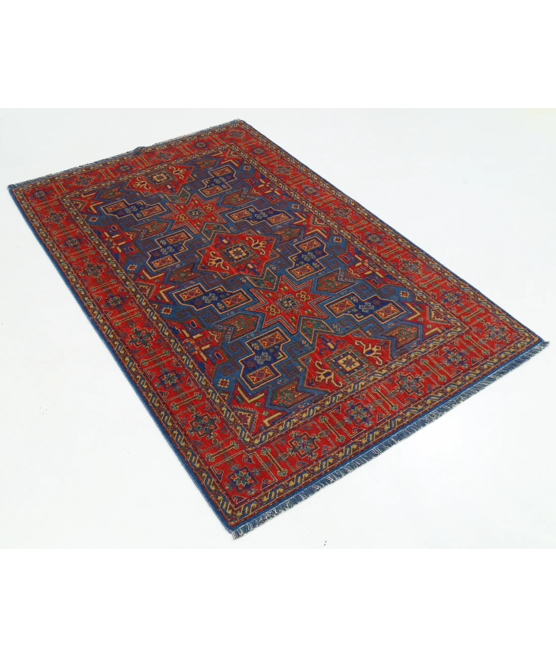 Gulshan Wool & Bamboo Silk Rug - 3'10'' x 6'0''