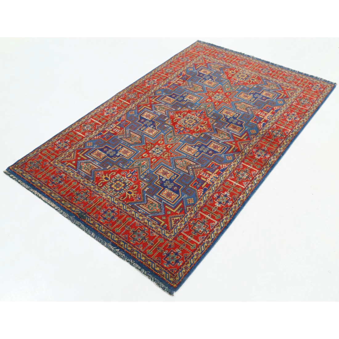Gulshan Wool & Bamboo Silk Rug - 3'10'' x 6'0''