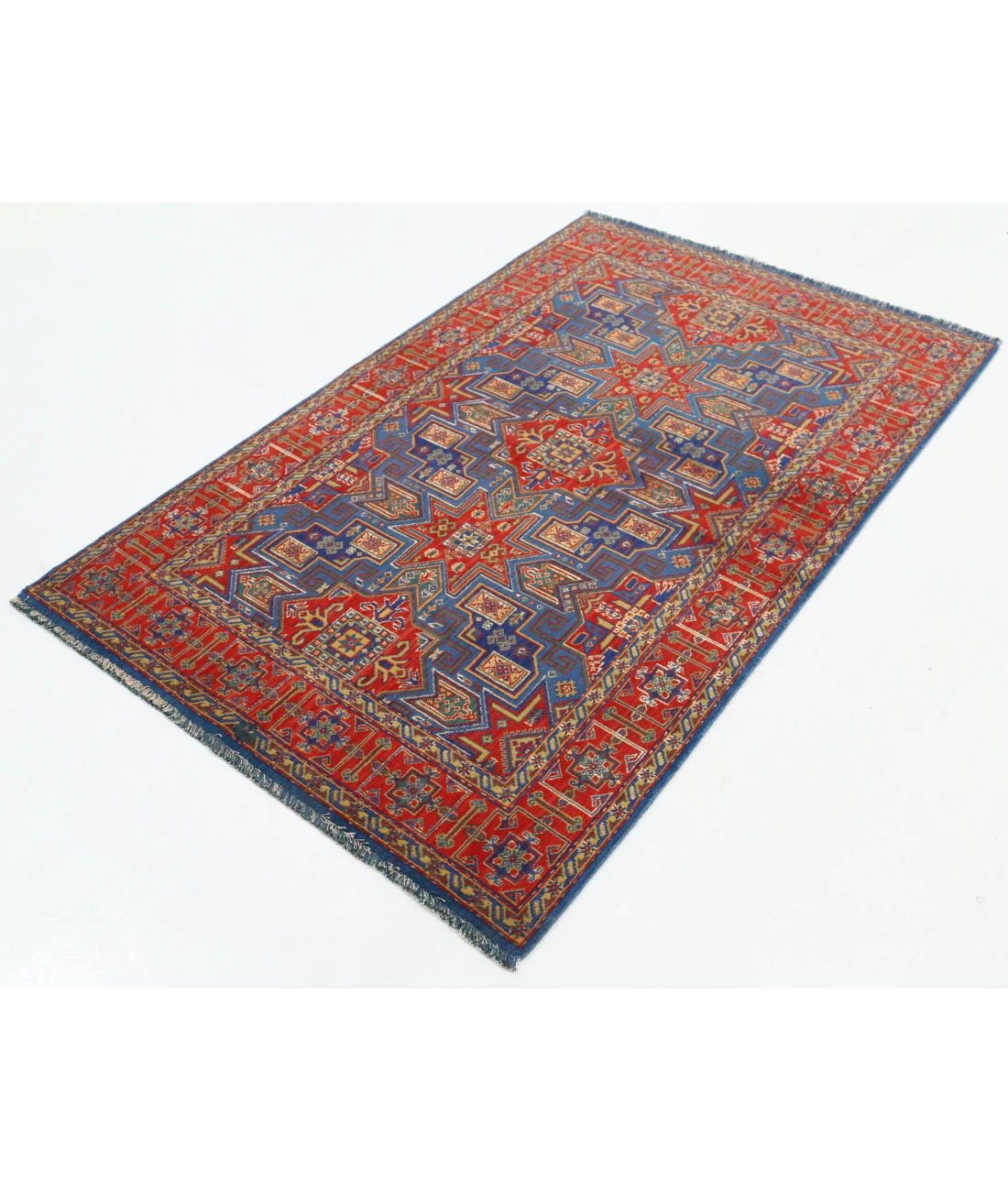 Gulshan Wool & Bamboo Silk Rug - 3'10'' x 6'0''