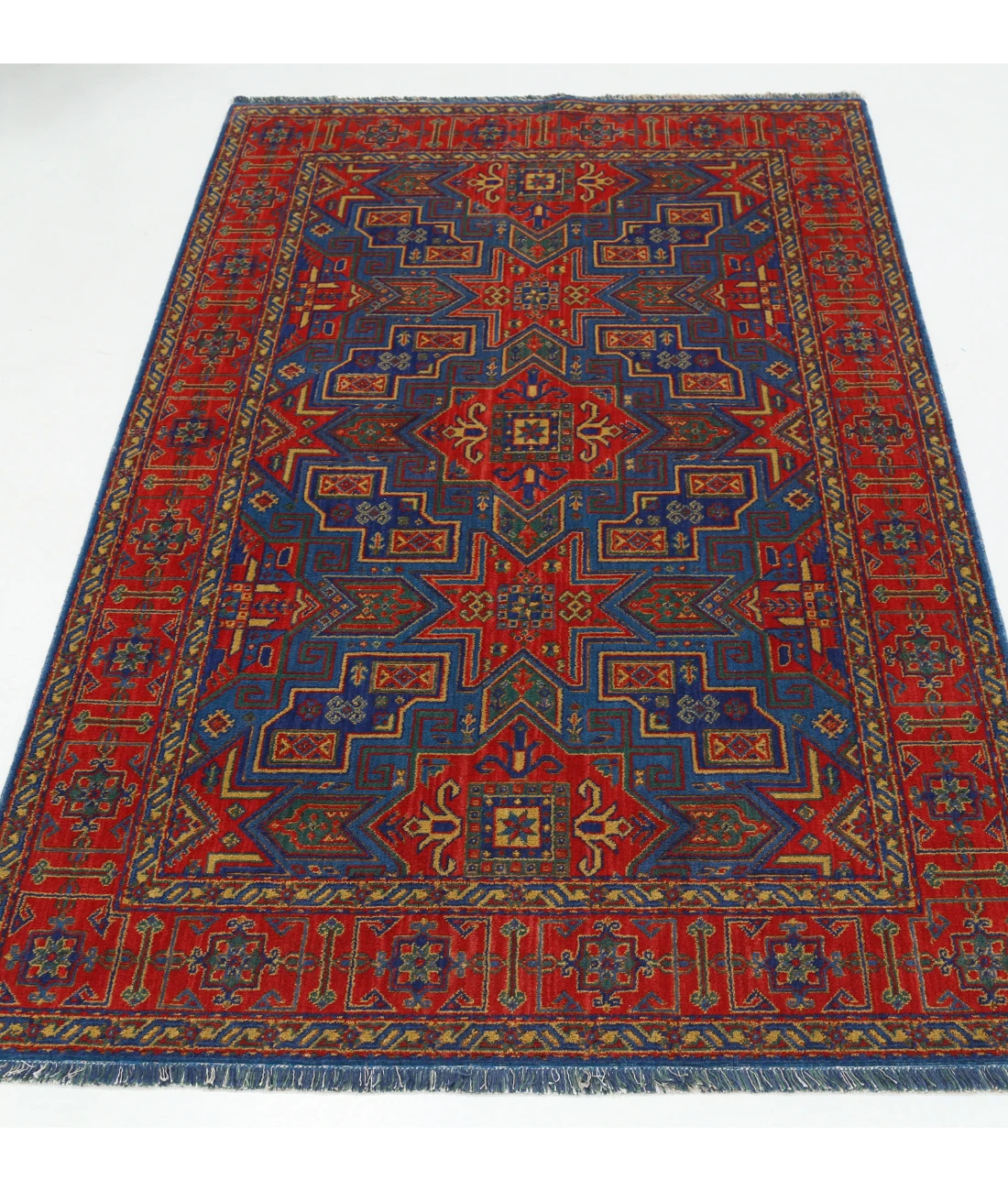 Gulshan Wool & Bamboo Silk Rug - 3'10'' x 6'0''