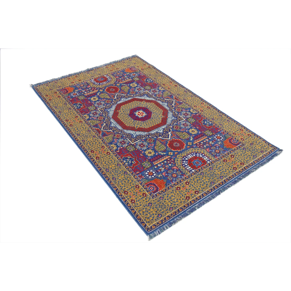 Gulshan Wool & Bamboo Silk Rug - 3'10'' x 6'0''