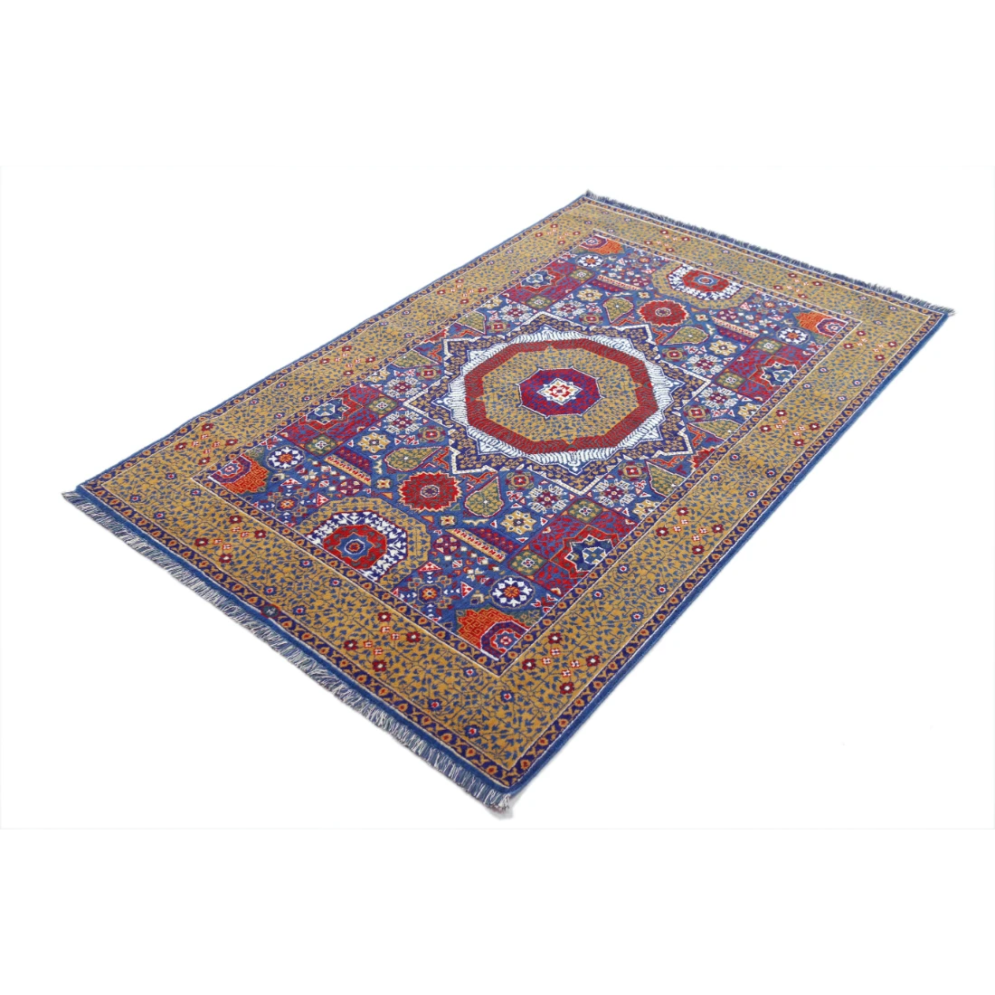 Gulshan Wool & Bamboo Silk Rug - 3'10'' x 6'0''