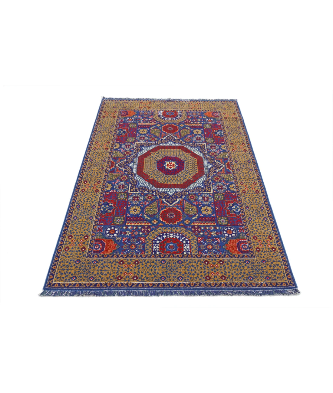 Gulshan Wool & Bamboo Silk Rug - 3'10'' x 6'0''