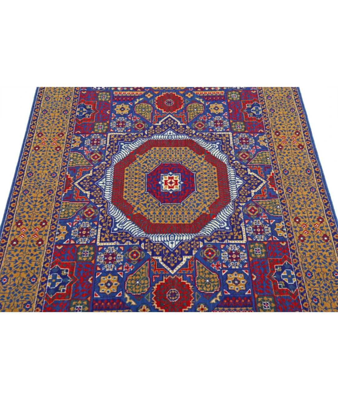 Gulshan Wool & Bamboo Silk Rug - 3'10'' x 6'0''