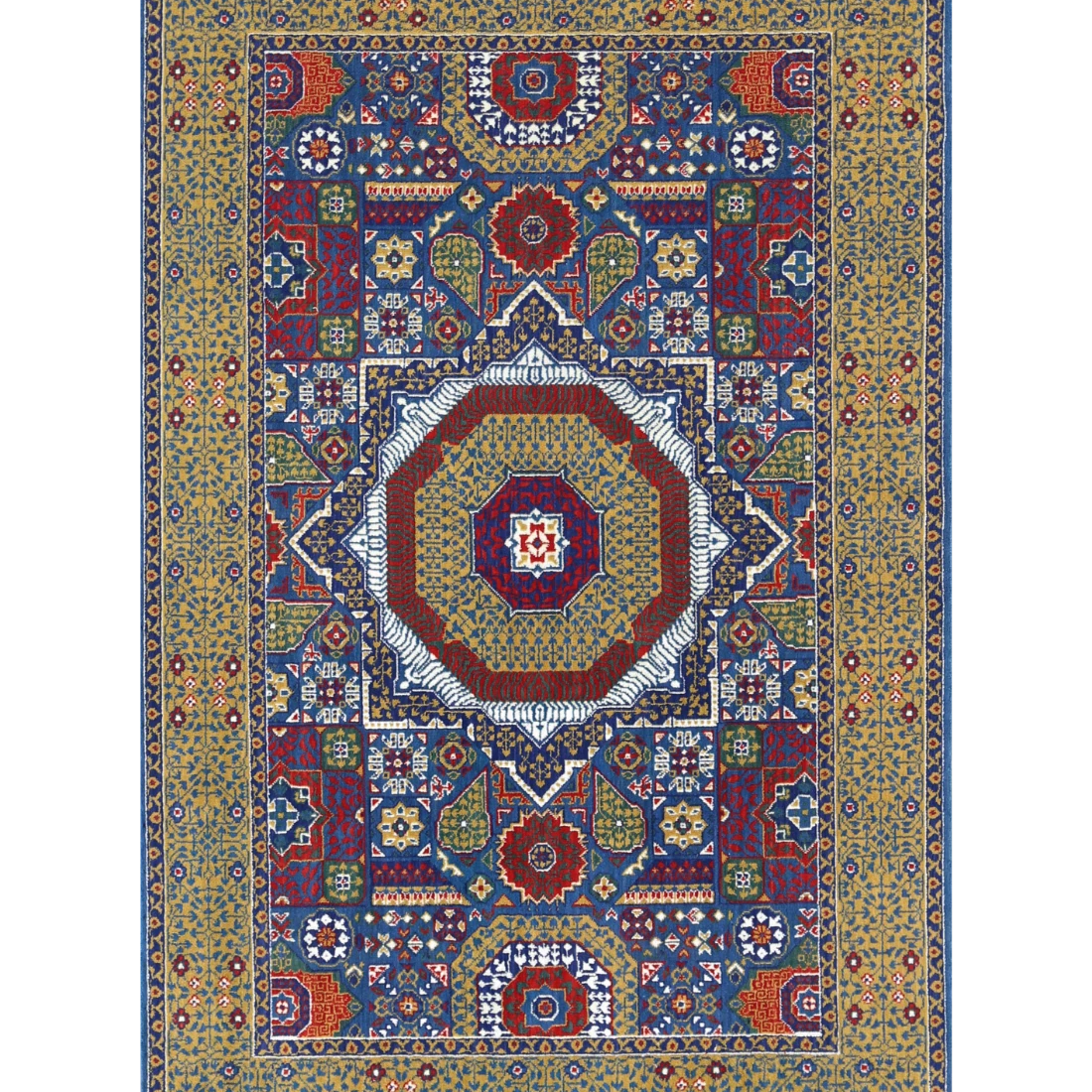 Gulshan Wool & Bamboo Silk Rug - 3'10'' x 6'0''