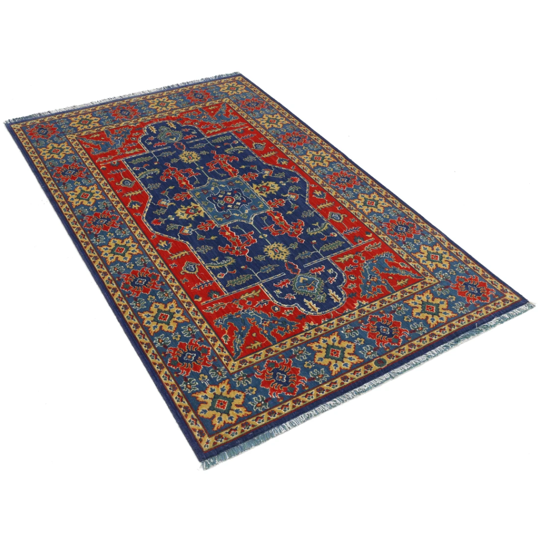 Gulshan Wool & Bamboo Silk Rug - 3'10'' x 6'1''
