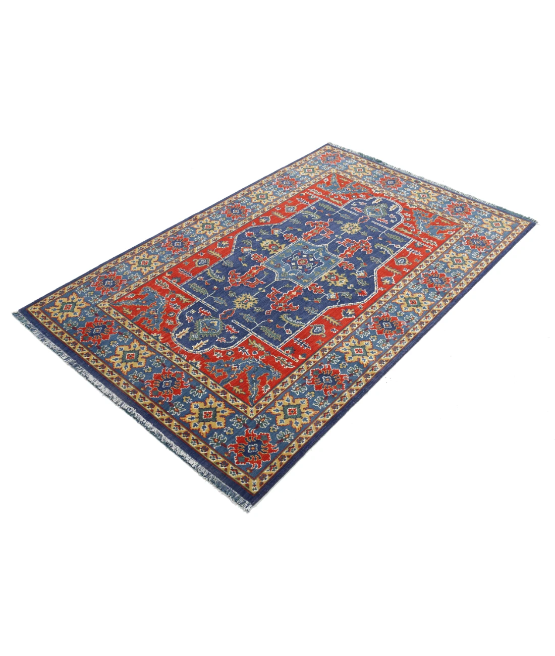 Gulshan Wool & Bamboo Silk Rug - 3'10'' x 6'1''