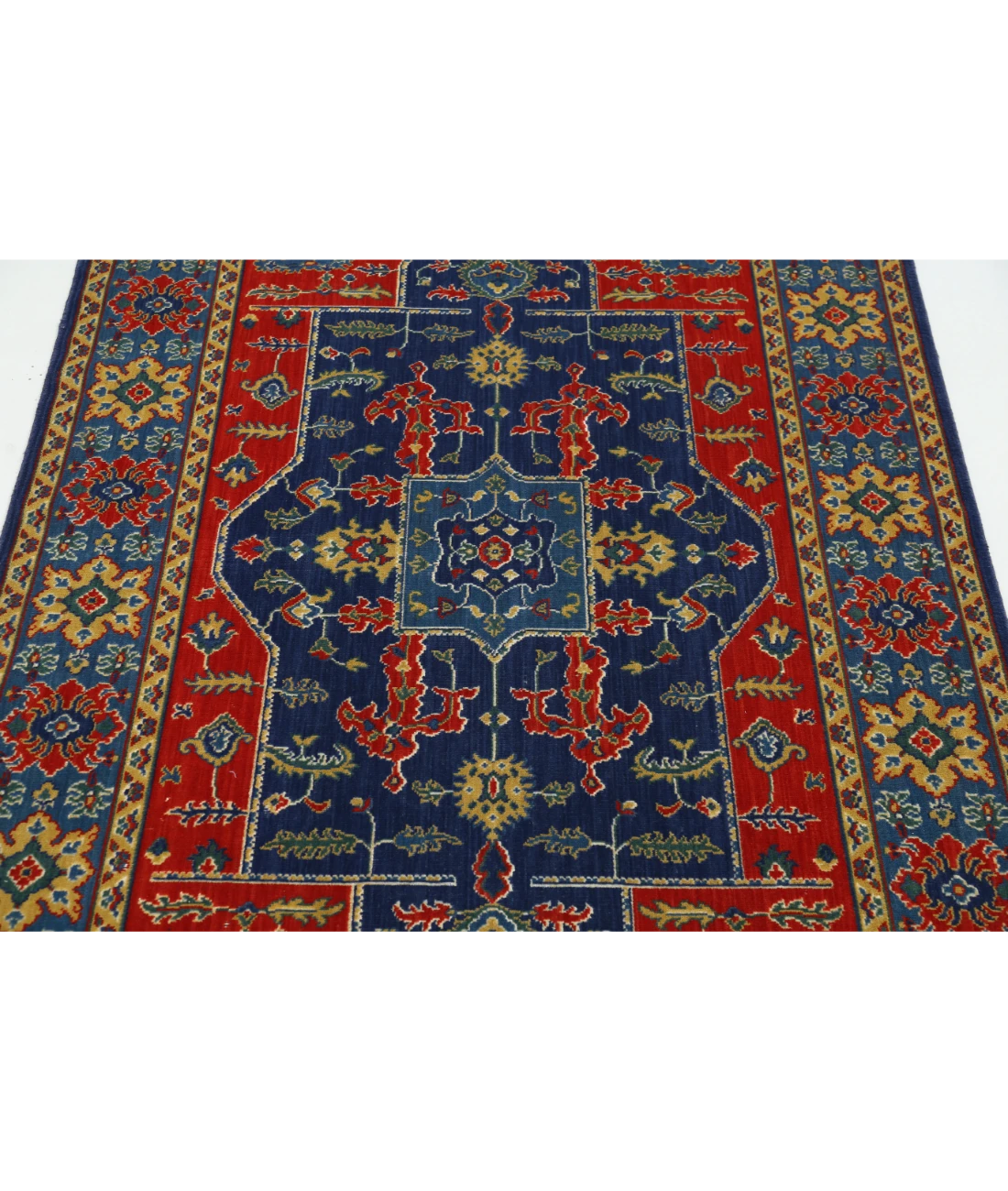 Gulshan Wool & Bamboo Silk Rug - 3'10'' x 6'1''