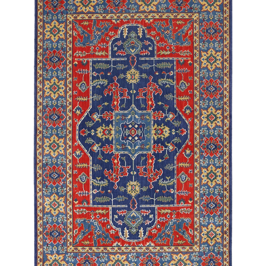 Gulshan Wool & Bamboo Silk Rug - 3'10'' x 6'1''
