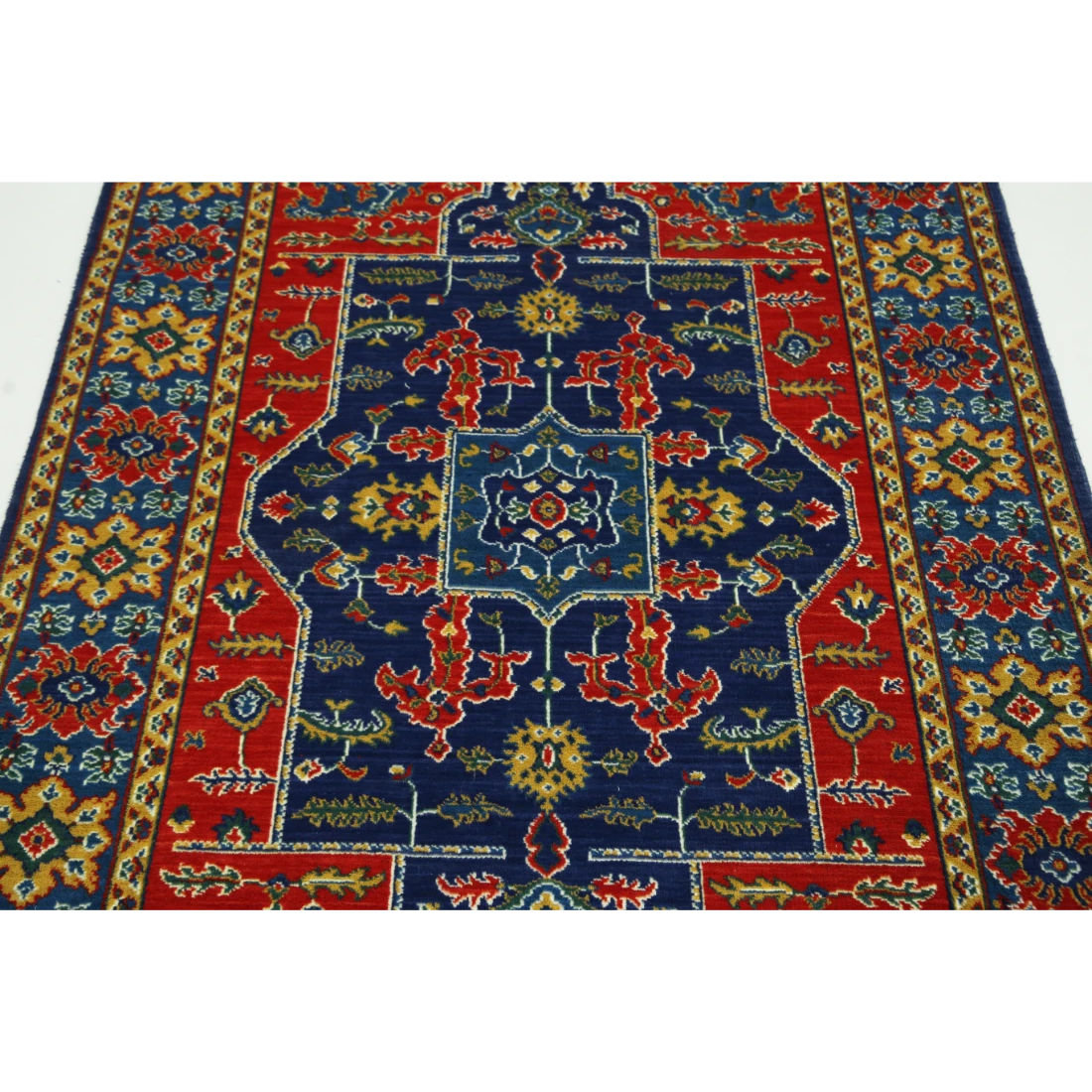 Gulshan Wool & Bamboo Silk Rug - 4'0'' x 5'10''
