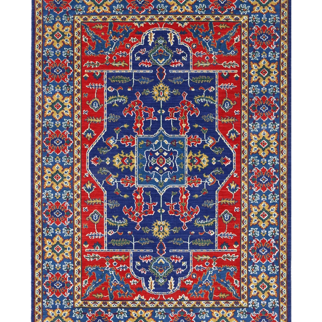Gulshan Wool & Bamboo Silk Rug - 4'0'' x 5'10''