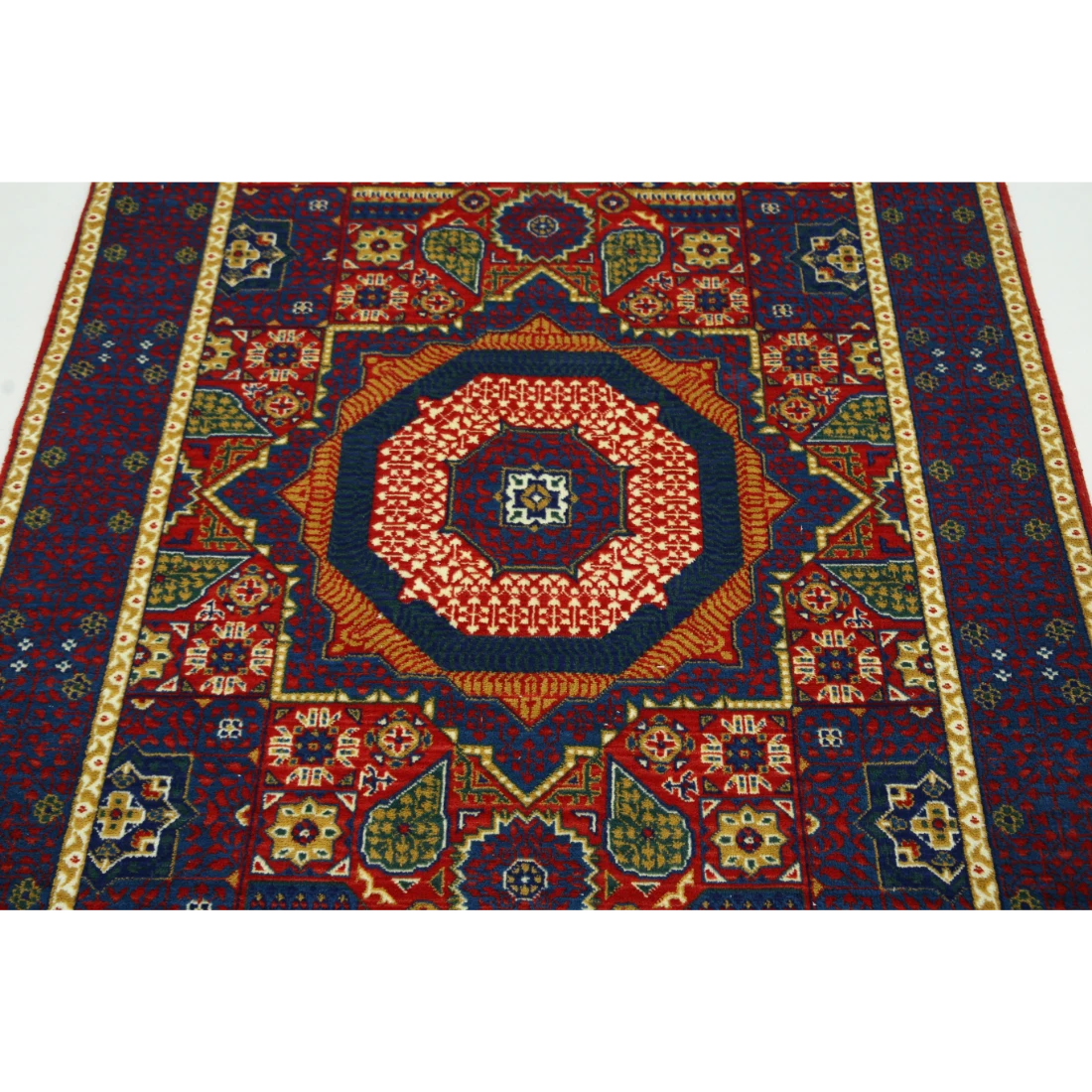 Gulshan Wool & Bamboo Silk Rug - 4'0'' x 5'10''