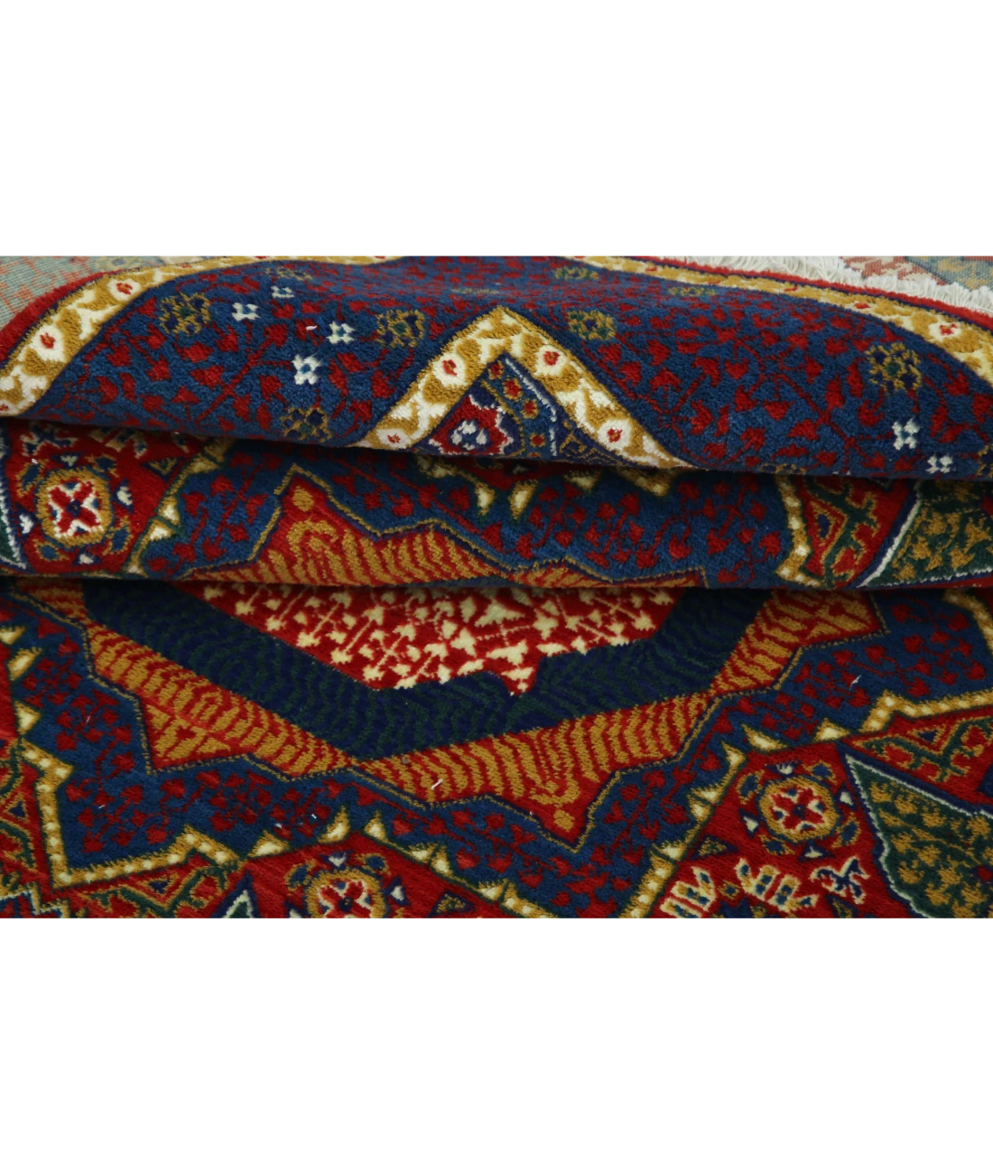 Gulshan Wool & Bamboo Silk Rug - 4'0'' x 5'10''