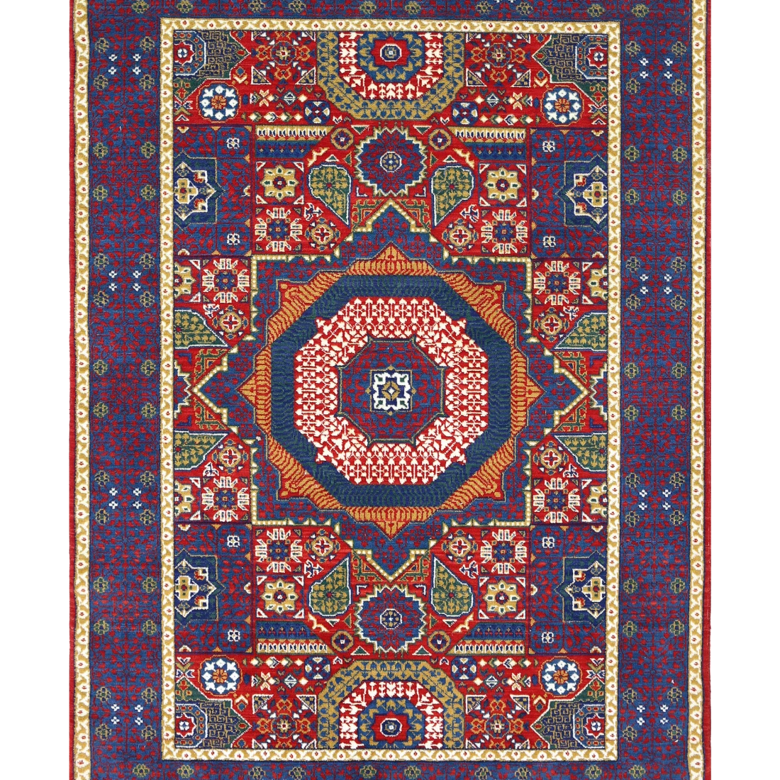 Gulshan Wool & Bamboo Silk Rug - 4'0'' x 5'10''