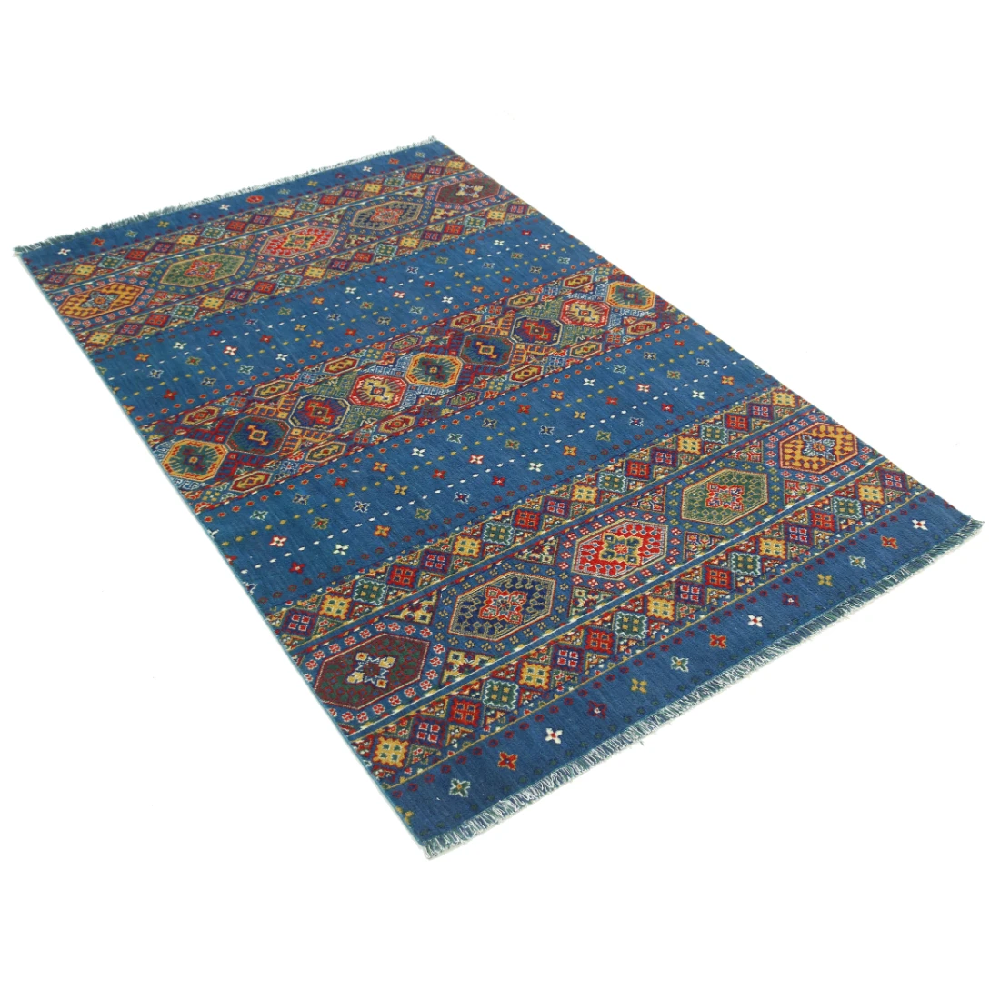 Gulshan Wool & Bamboo Silk Rug - 3'10'' x 6'0''