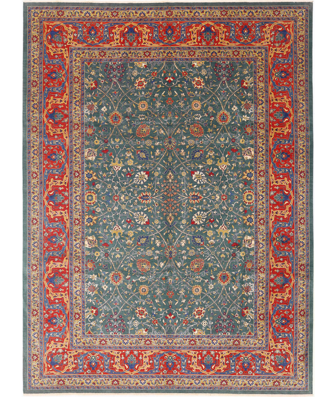 Gulshan Wool &amp; Bamboo Silk Rug - 8&#39;10&#39;&#39; x 12&#39;1&#39;&#39;