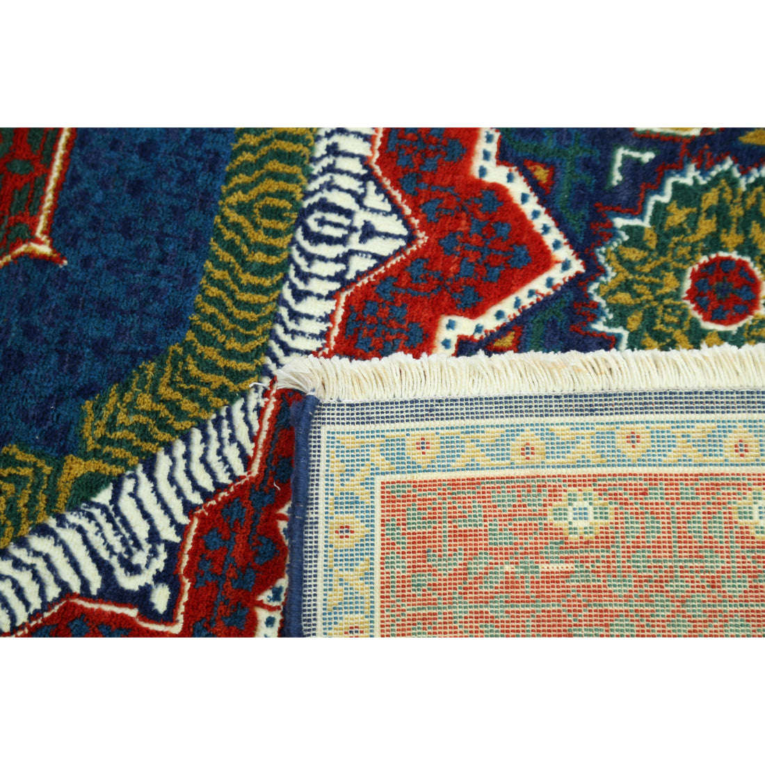 Alfombra Gulshan de lana y seda de bambú - 4'0'' x 5'9''