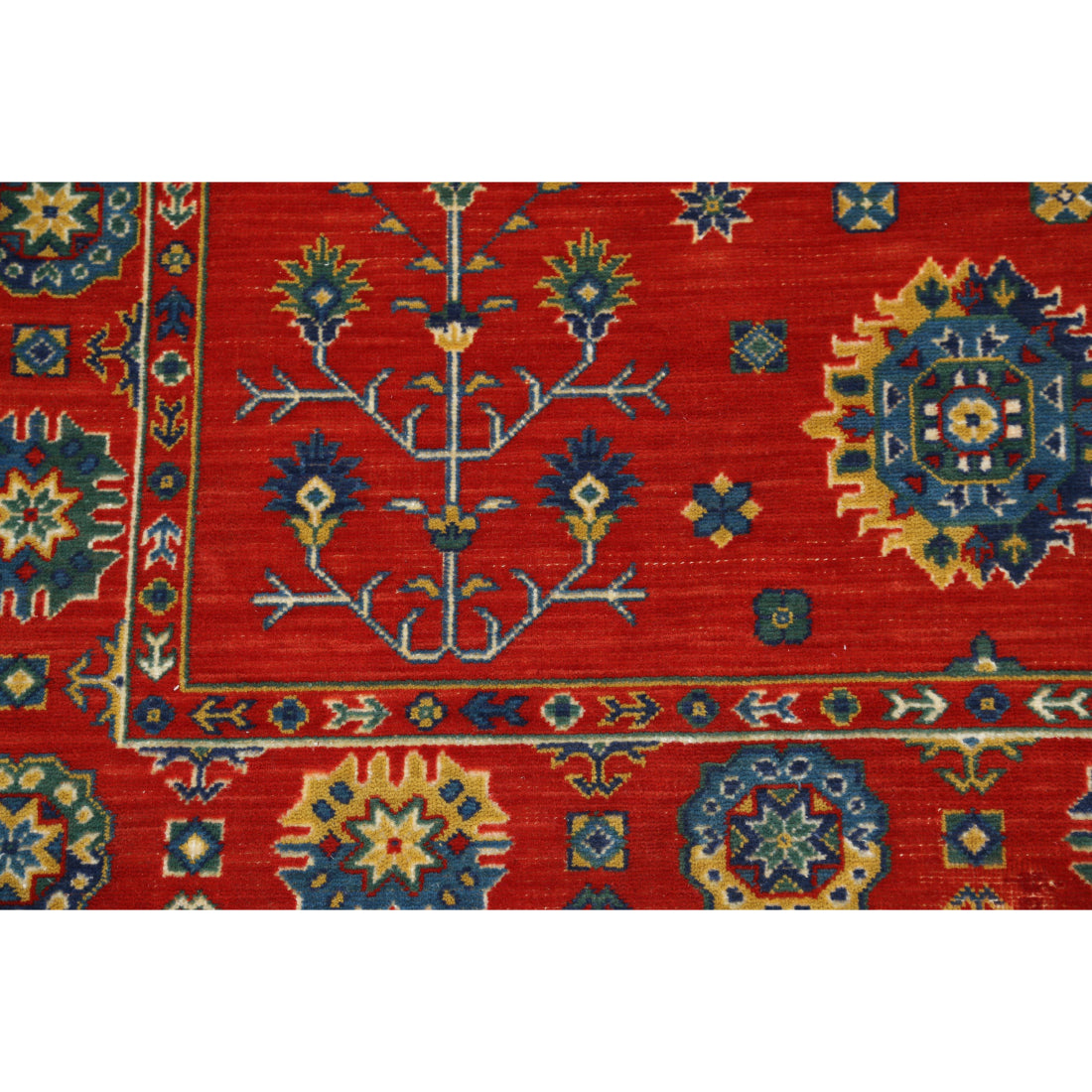 Alfombra Gulshan de lana y seda de bambú - 4'0'' x 5'9''