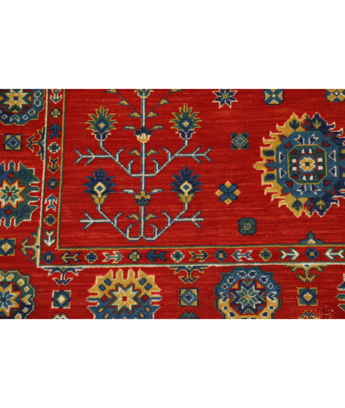 Alfombra Gulshan de lana y seda de bambú - 4'0'' x 5'9''