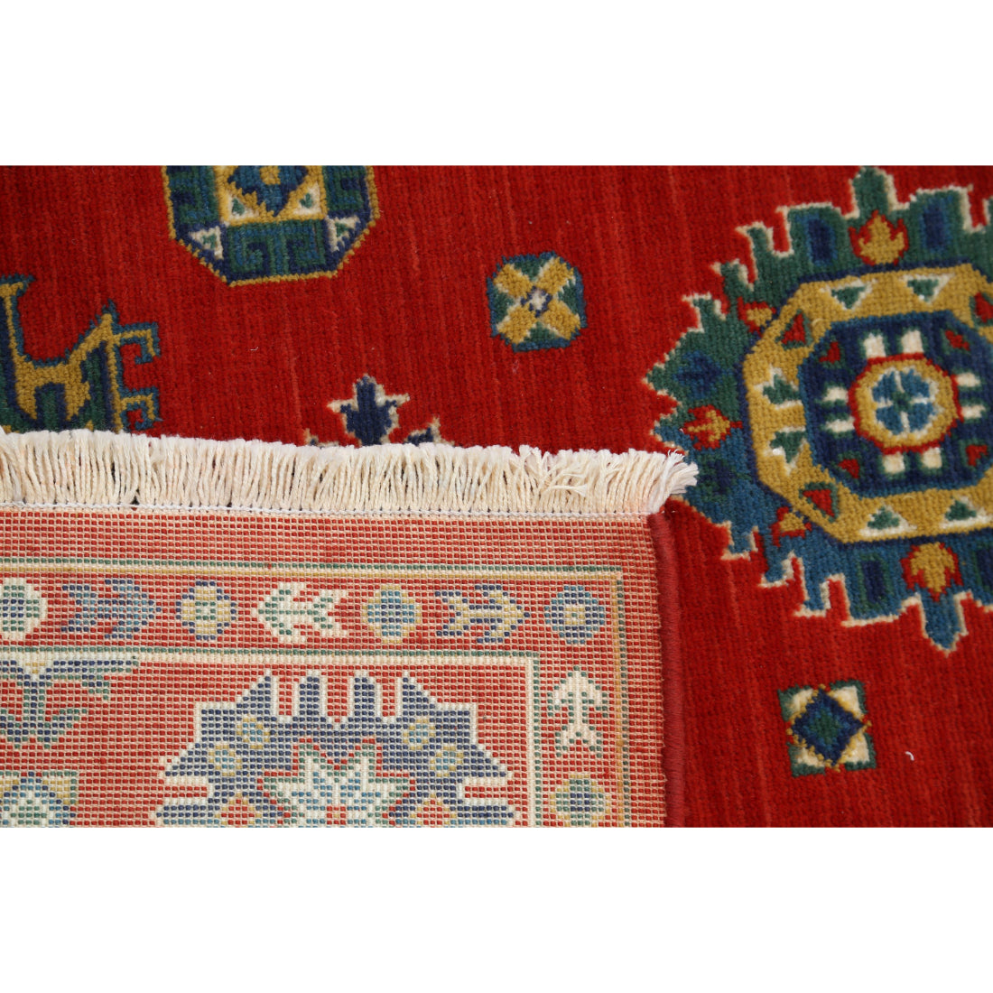 Alfombra Gulshan de lana y seda de bambú - 4'0'' x 5'9''