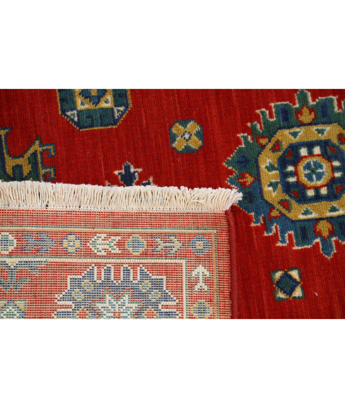 Alfombra Gulshan de lana y seda de bambú - 4'0'' x 5'9''