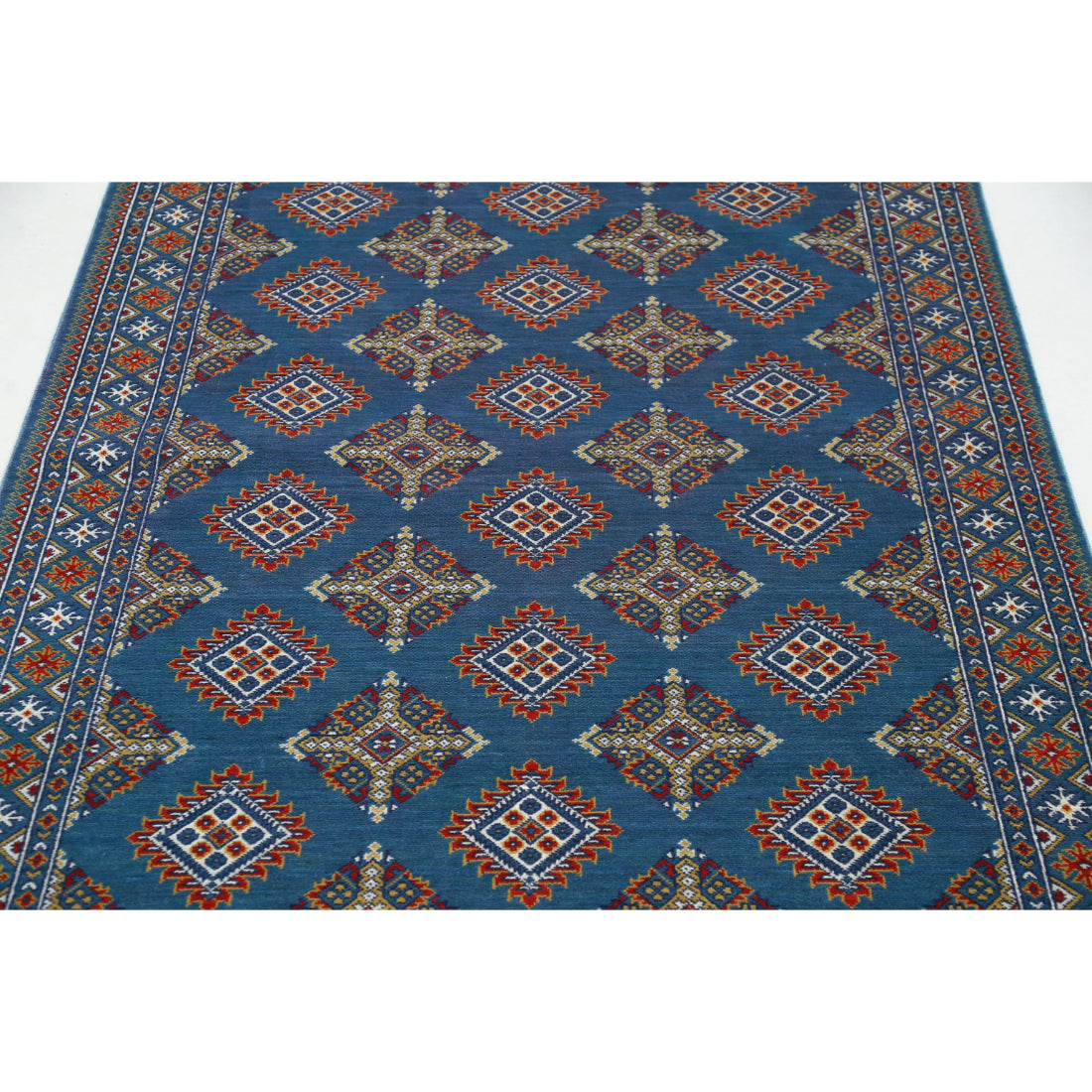 Alfombra Gulshan de lana y seda de bambú - 3'11'' x 6'0''