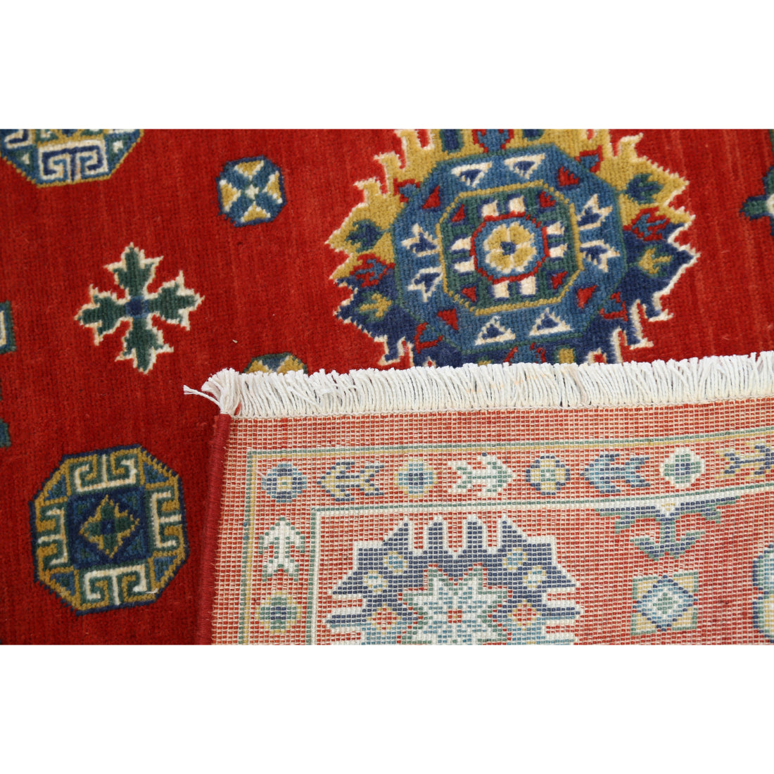 Alfombra Gulshan de lana y seda de bambú - 4'0'' x 5'9''
