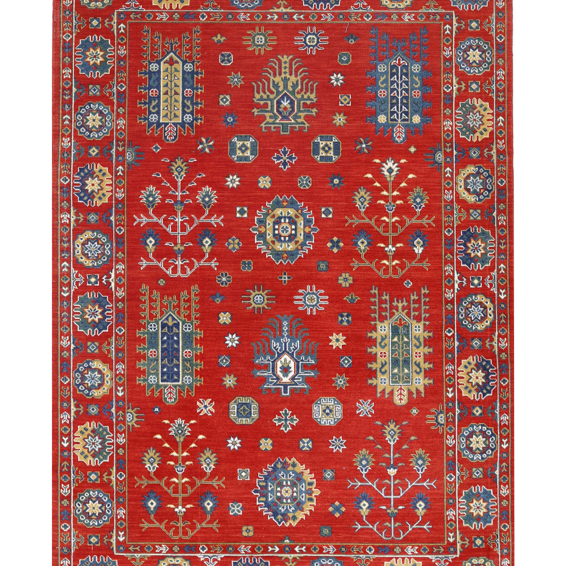 Alfombra Gulshan de lana y seda de bambú - 4'0'' x 5'9''