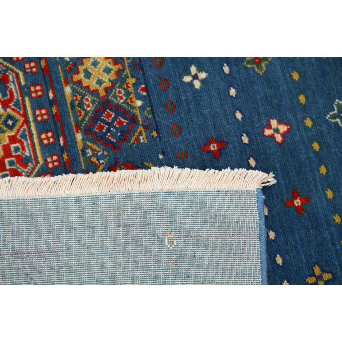 Alfombra Gulshan de lana y seda de bambú - 4'0'' x 5'9''