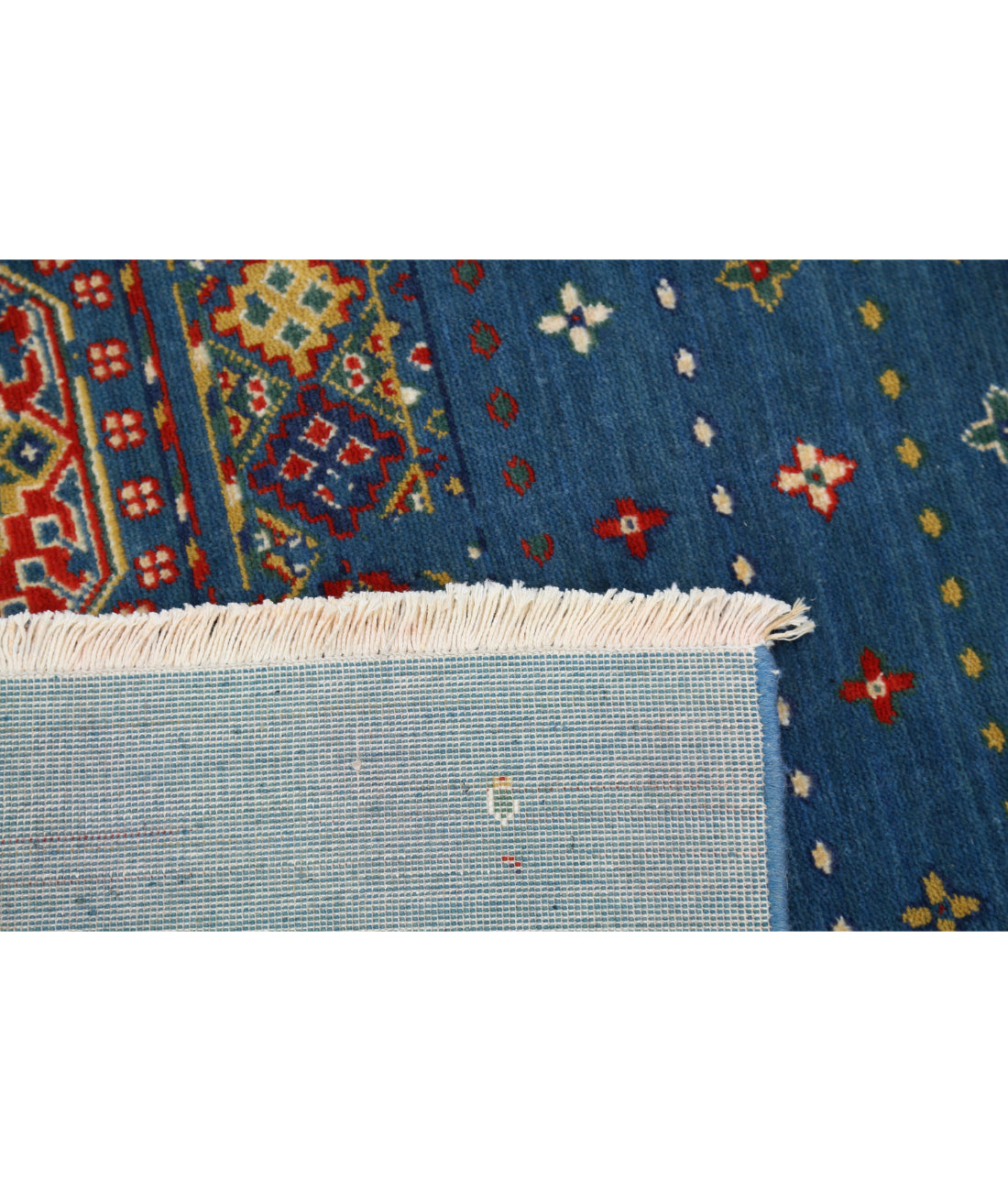 Alfombra Gulshan de lana y seda de bambú - 4'0'' x 5'9''