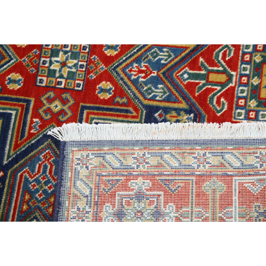 Alfombra Gulshan de lana y seda de bambú - 4'0'' x 5'9''