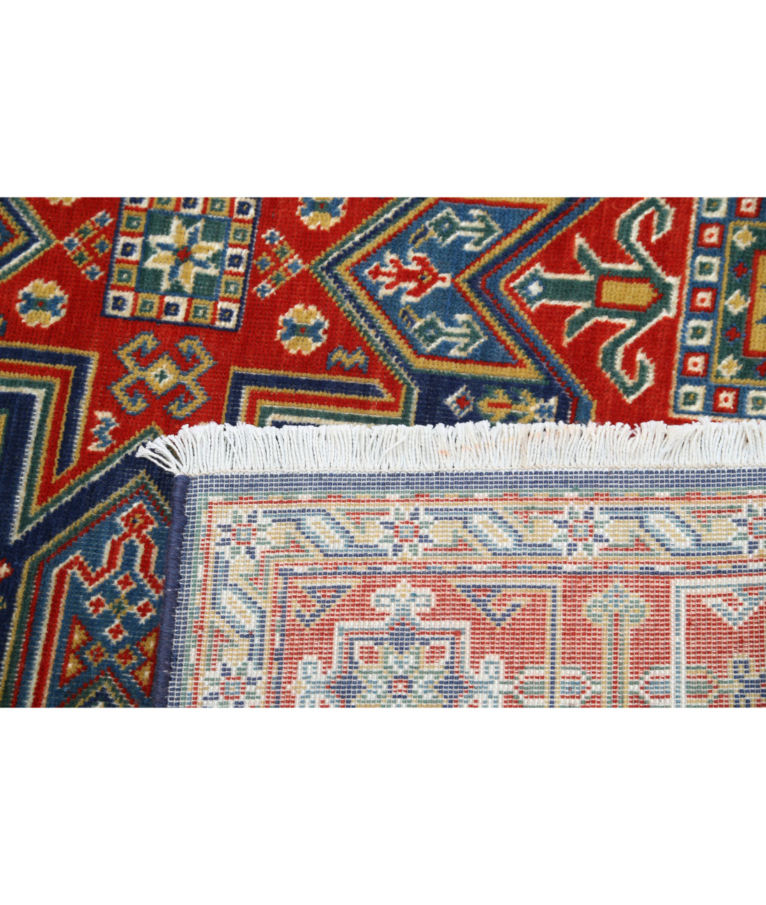 Alfombra Gulshan de lana y seda de bambú - 4'0'' x 5'9''