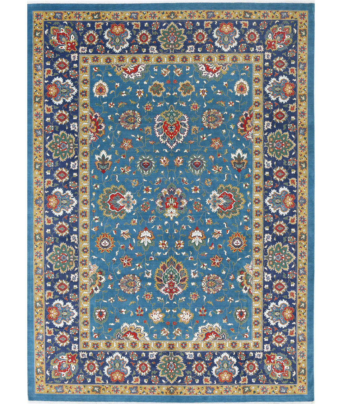 Gulshan Wool & Bamboo Silk Rug - 8'10'' x 12'3''