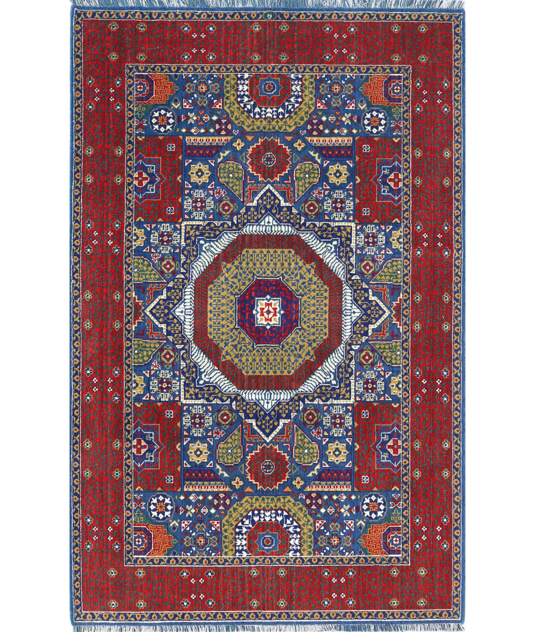 Gulshan Wool &amp; Bamboo Silk Rug - 3&#39;10&#39;&#39; x 6&#39;0&#39;&#39;
