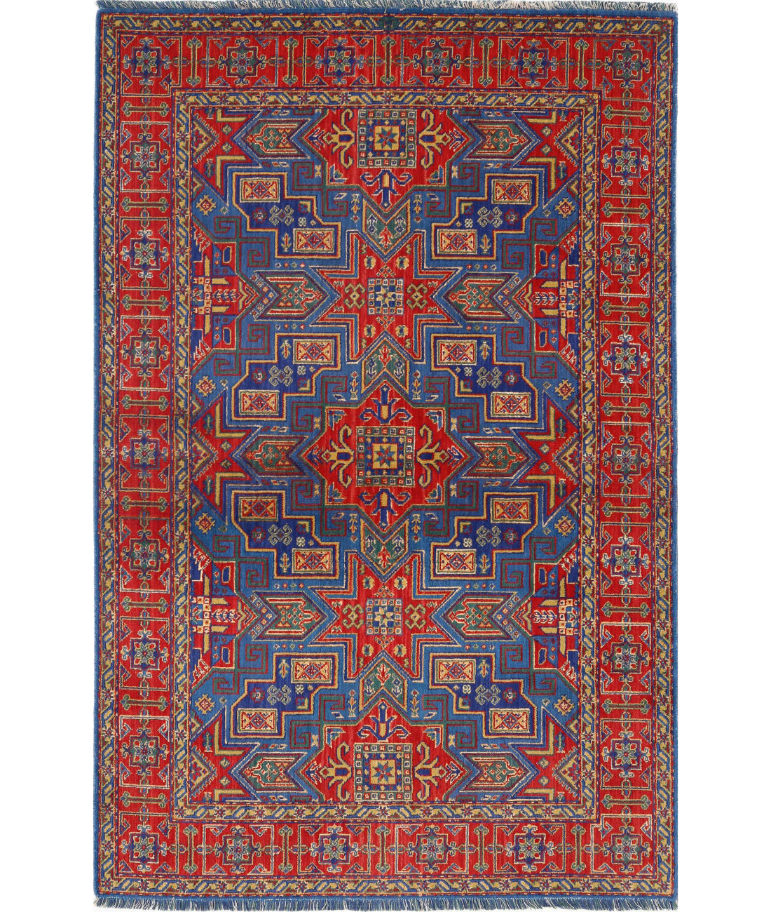 Gulshan Wool & Bamboo Silk Rug - 3'10'' x 6'0''
