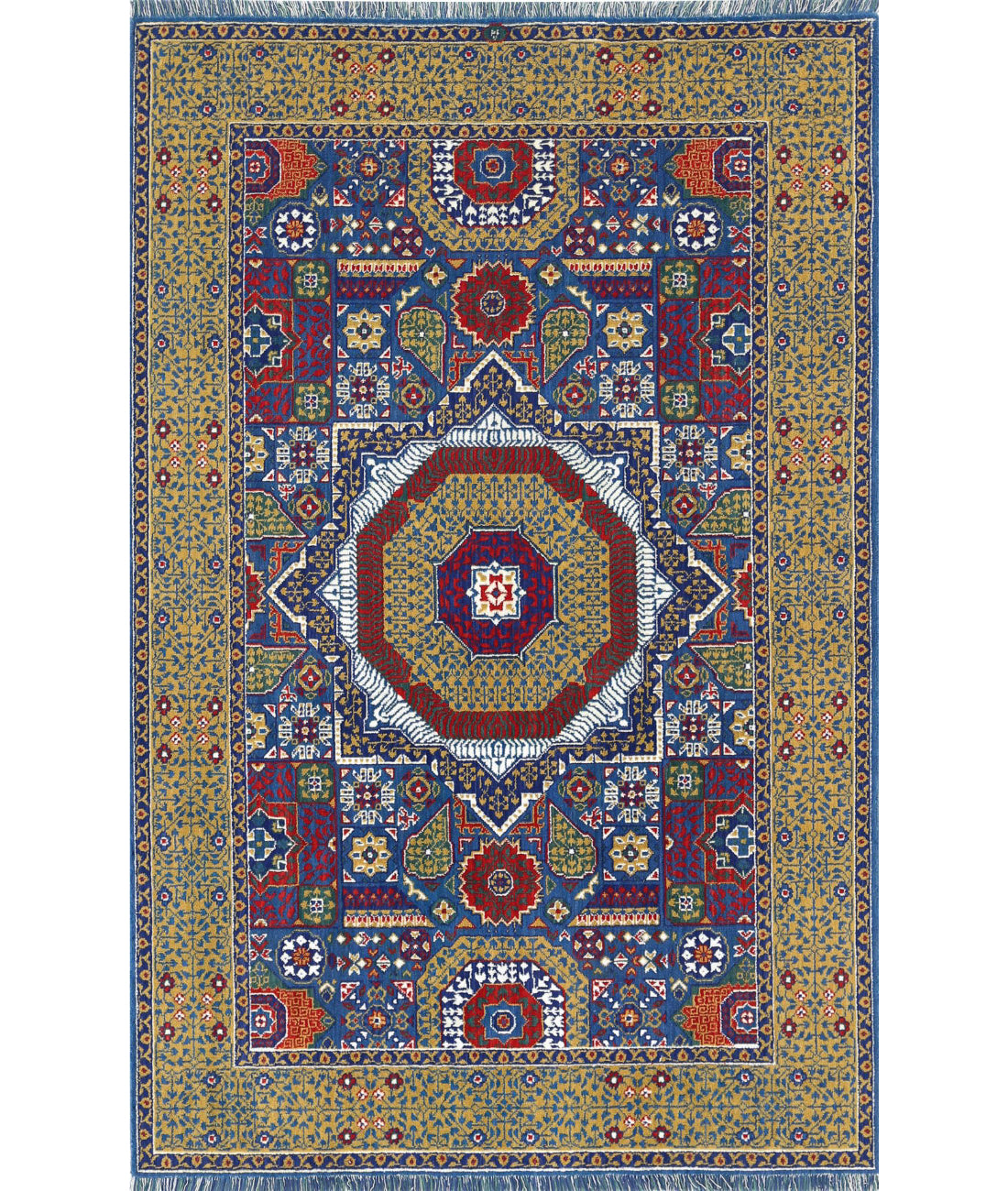 Gulshan Wool &amp; Bamboo Silk Rug - 3&#39;10&#39;&#39; x 6&#39;0&#39;&#39;