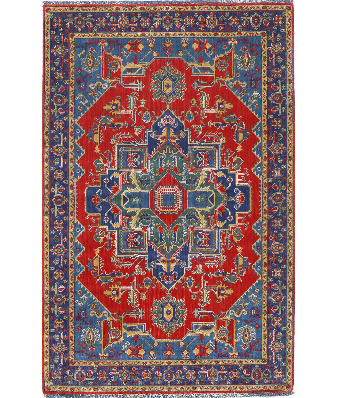 Gulshan Wool &amp; Bamboo Silk Rug - 3&#39;10&#39;&#39; x 6&#39;0&#39;&#39;