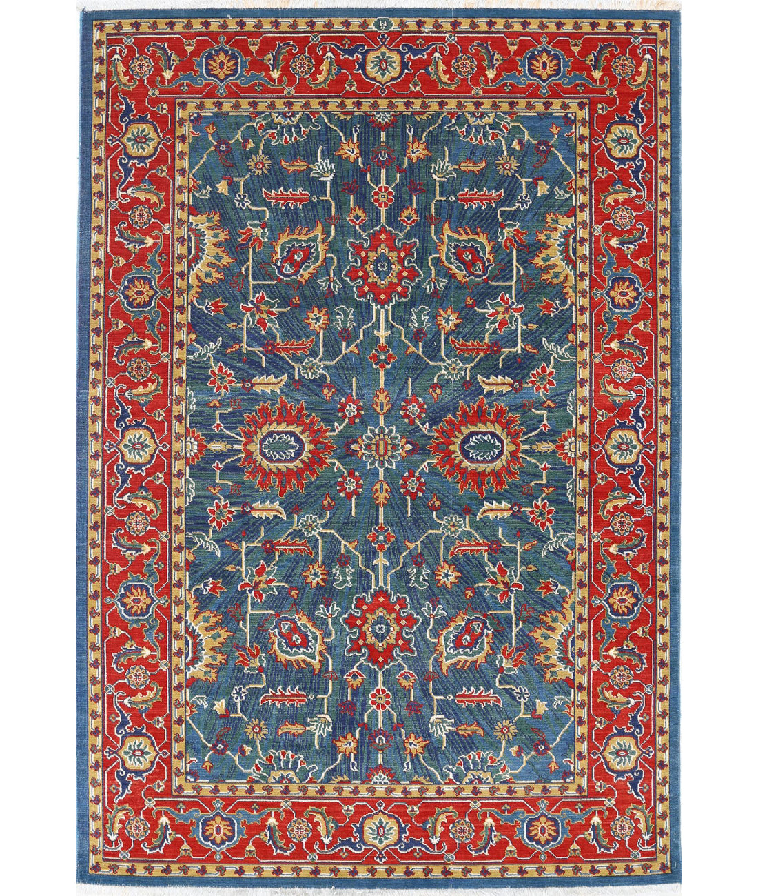 Gulshan Wool &amp; Bamboo Silk Rug - 3&#39;11&#39;&#39; x 5&#39;10&#39;&#39;