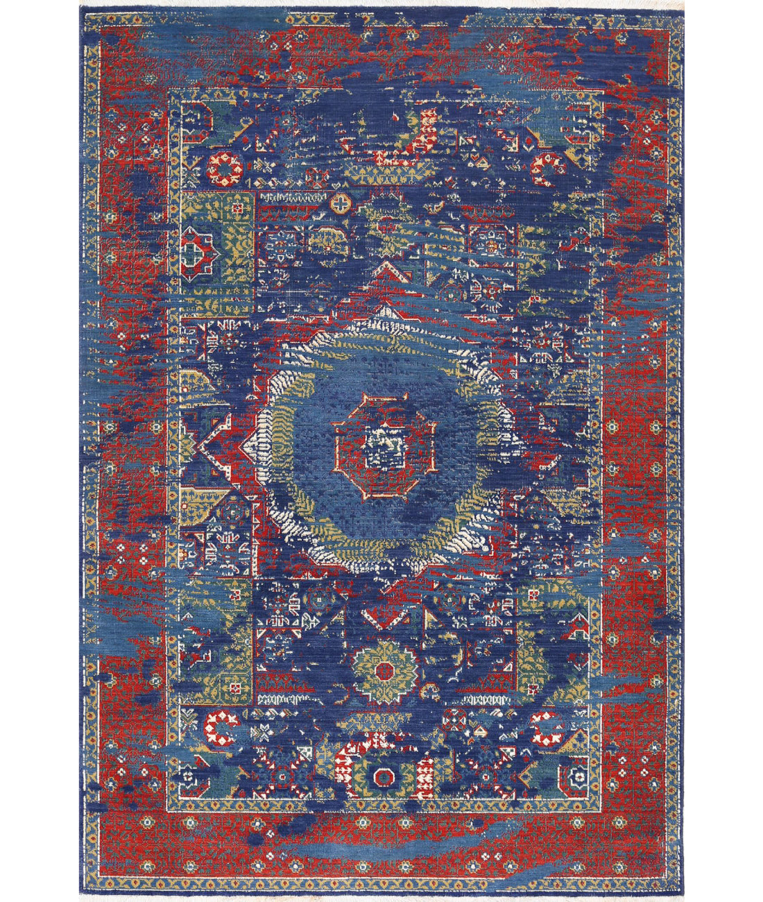 Gulshan Wool & Bamboo Silk Rug - 3'11'' x 5'9''