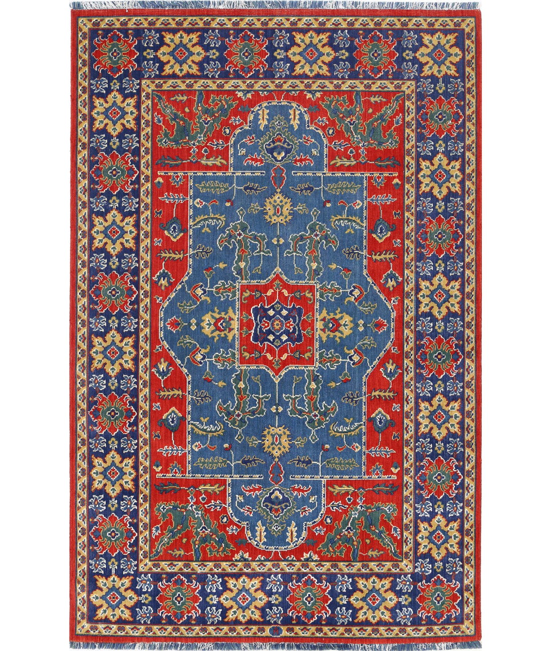 Gulshan Wool & Bamboo Silk Rug - 3'10'' x 6'0''