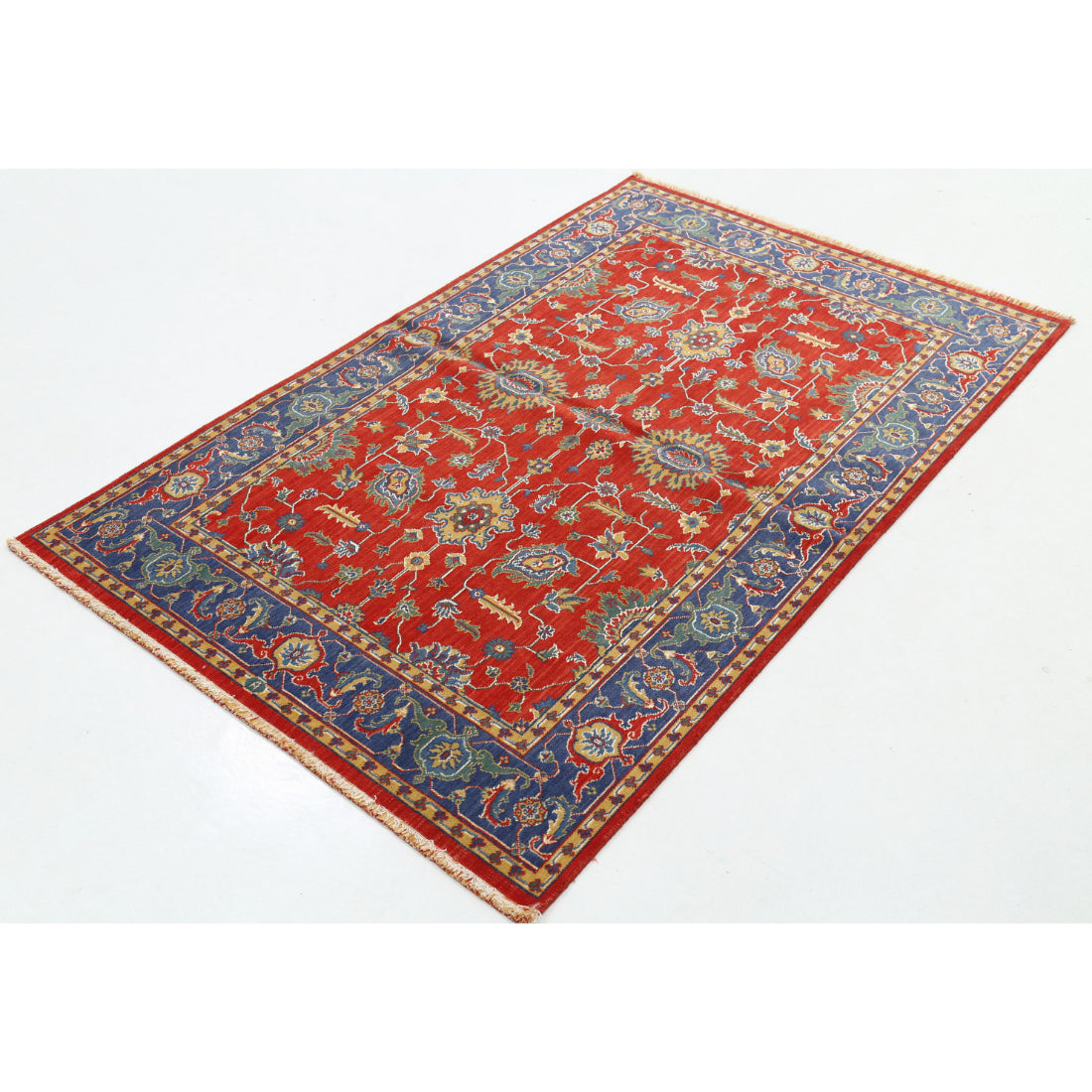 Alfombra Gulshan de lana y seda de bambú - 3'10'' x 6'0''