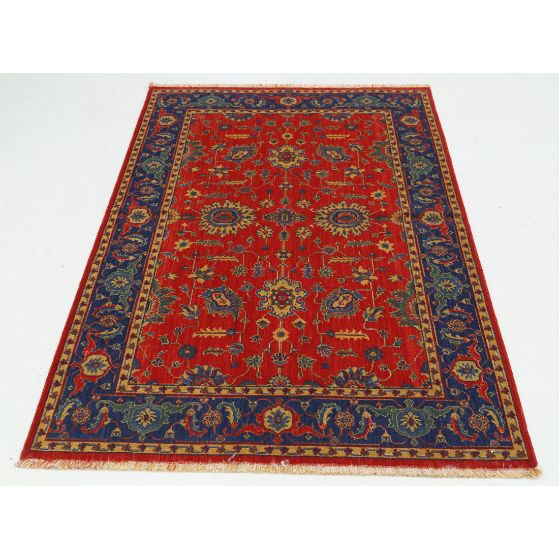 Alfombra Gulshan de lana y seda de bambú - 3'10'' x 6'0''